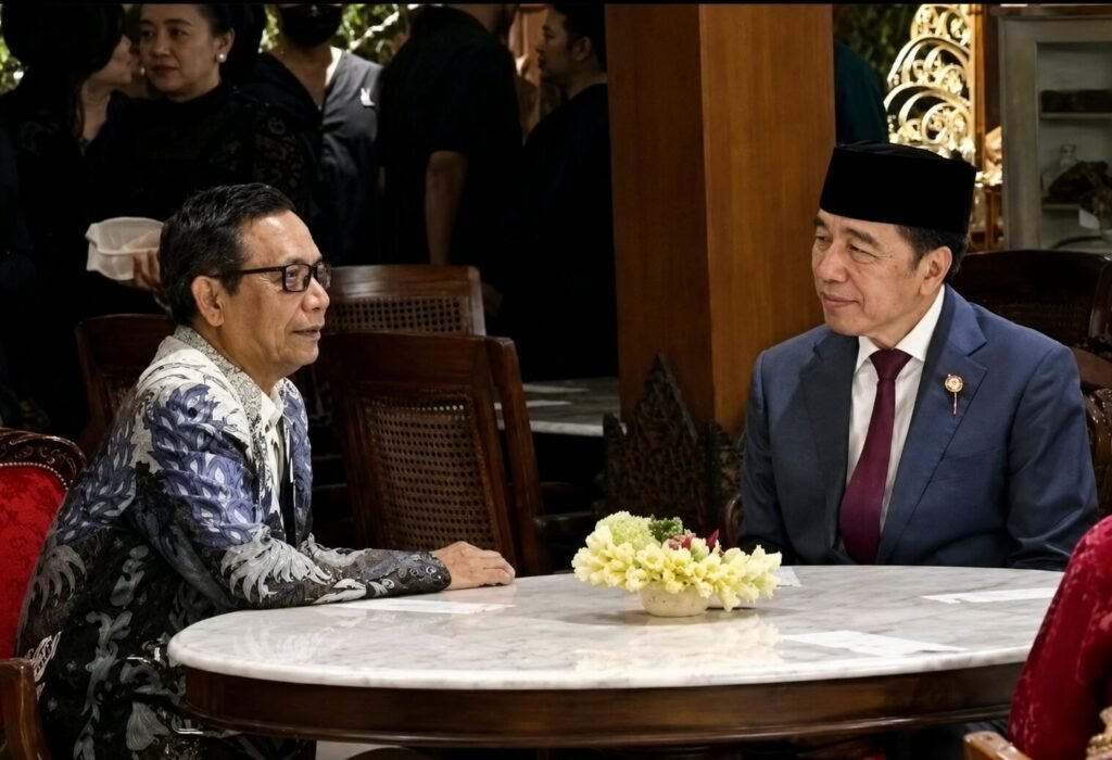 Mahfud MD dan Jokowi Bertemu di Acara Pernikahan Anak Soimah, Suasana Hangat Jadi Sorotan Publik